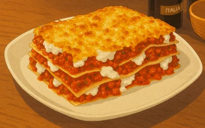 Lasagnes à la bolognaise