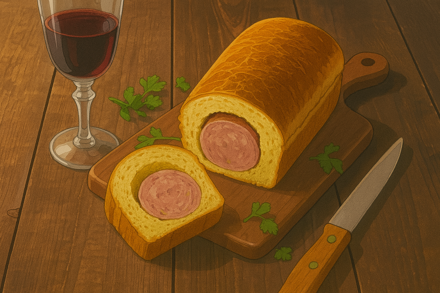 Saucisson-brioche