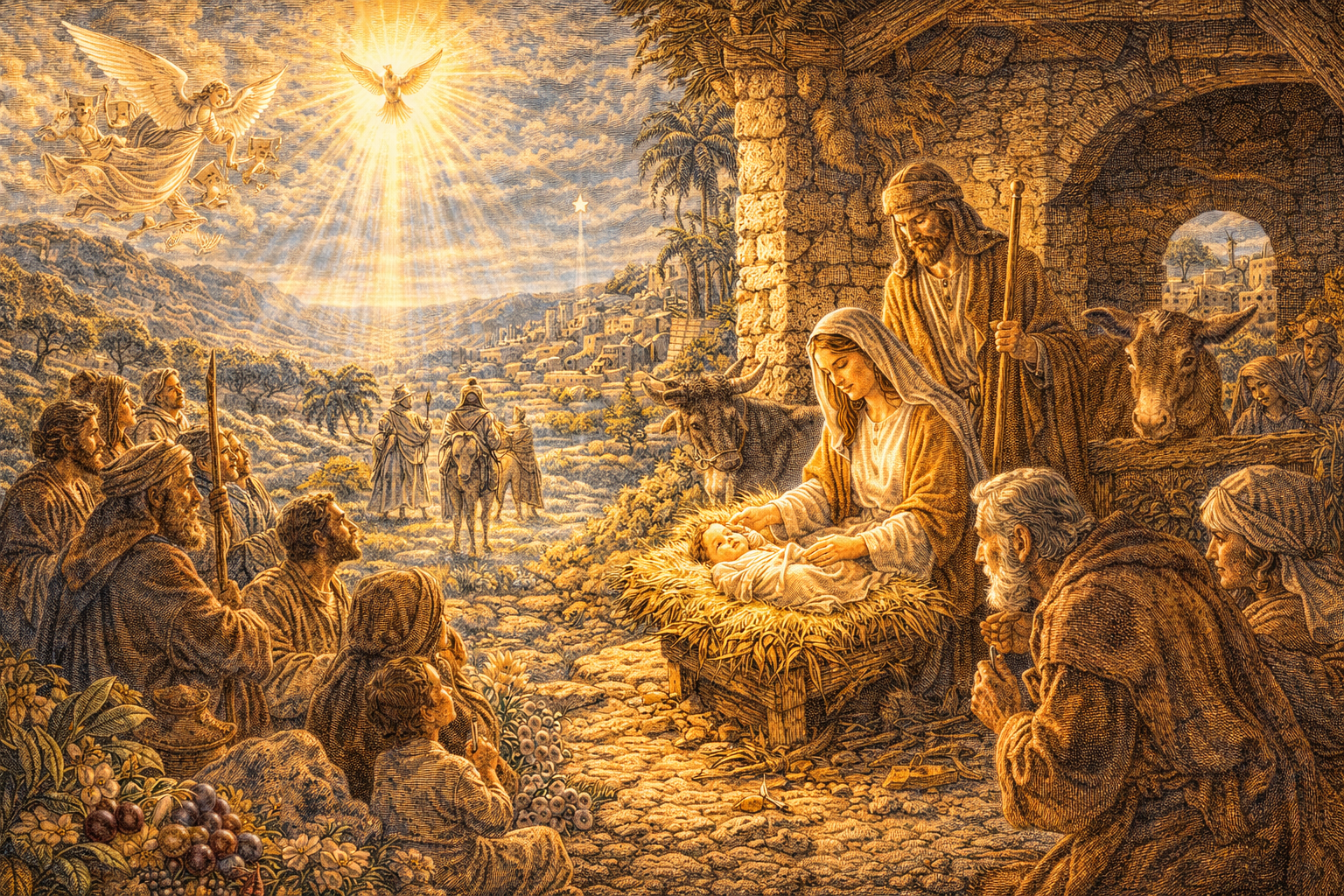 La naissance de Jésus à Bethléem
