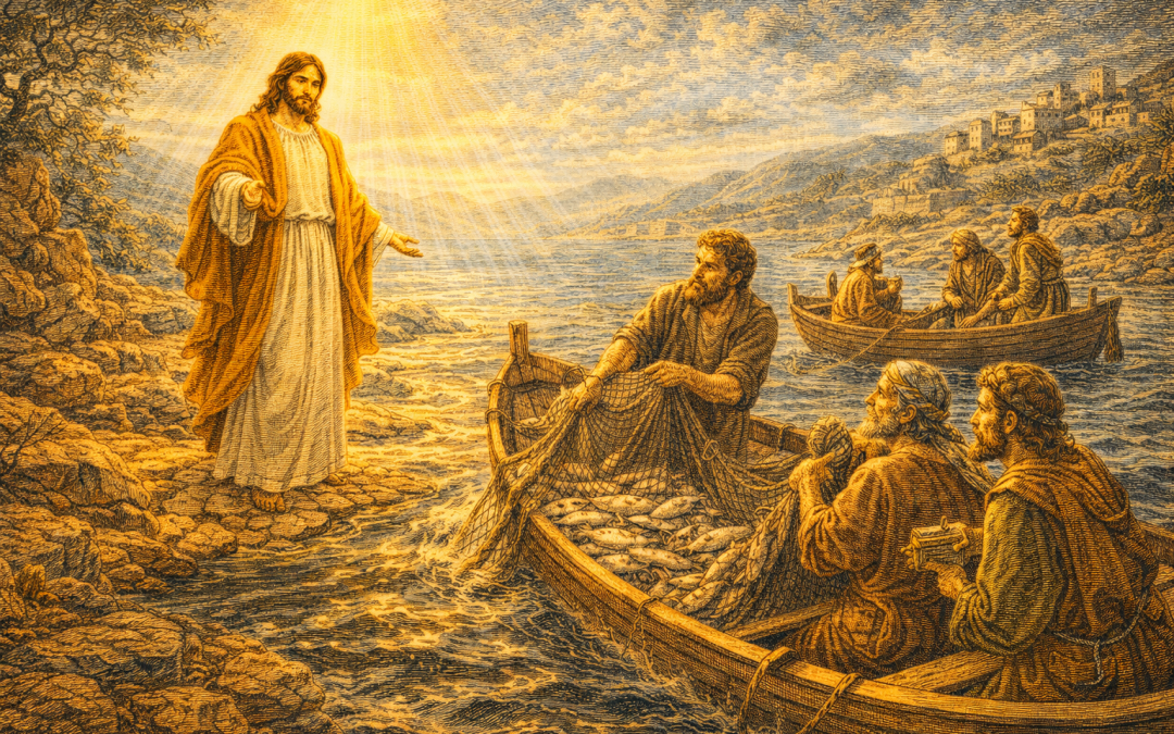 La pêche miraculeuse (Luc 5, 1-11)