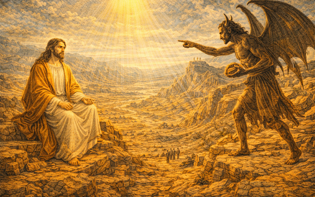 La tentation de Jésus au désert (Matthieu 4, 1-11)