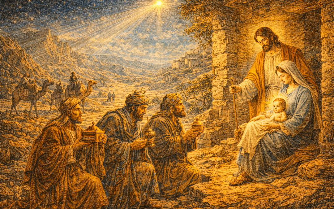 La visite des mages (Matthieu 2,1-12)